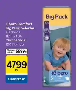Tesco Libero Comfort Big Pack pelenka ajánlat