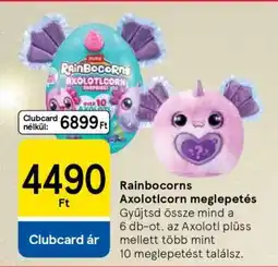 Tesco Rainbocorns Axolotlcorn meglepetés ajánlat