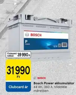 Tesco Bosch Power akkumulátor ajánlat
