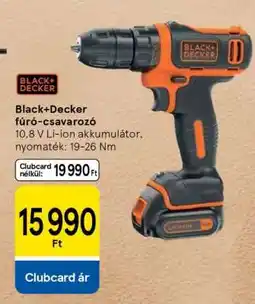Tesco Black+Decker fúró-csavarozó ajánlat