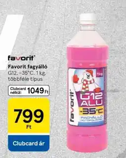 Tesco Favorit fagyálló ajánlat