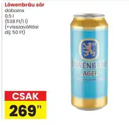 Spar Löwenbräu sör ajánlat