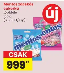 Spar Mentos zacskós cukorka ajánlat