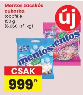 Spar Mentos zacskós cukorka ajánlat