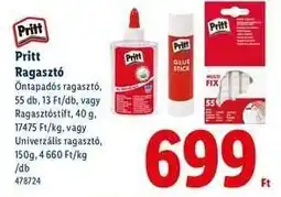Lidl Pritt Ragasztó ajánlat