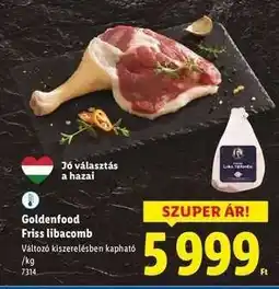 Lidl GOLDENFOOD Friss libacomb ajánlat