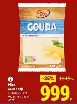 Lidl PILOS Gouda sajt ajánlat