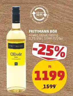 PENNY Frittmann bor ajánlat