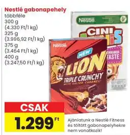 Spar NESTLÉ Gabonapehely ajánlat