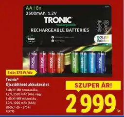 Lidl TRONIC Újratölthető akkukészlet ajánlat