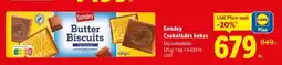 Lidl Sondey Csokoládés keksz ajánlat