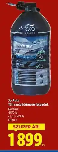 Lidl Jp Auto Téli szélvédőmosó folyadék ajánlat