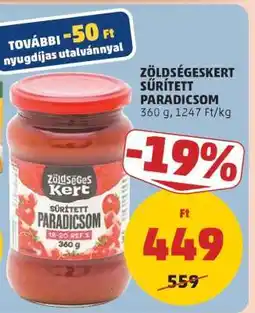 PENNY Zöldségeskert Sűrített Paradicsom ajánlat