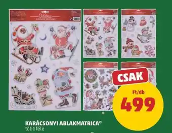 PENNY Karácsonyi ablakmatrica ajánlat