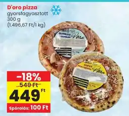 Spar D'oro pizza ajánlat