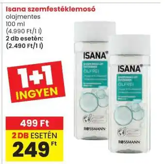Spar Isana szemfestéklemosó ajánlat