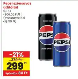 Spar Pepsi szénsavas üdítőital ajánlat