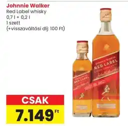 Spar JOHNNIE WALKER Red Label Whisky ajánlat