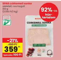 Spar SPAR csirkemell sonka ajánlat