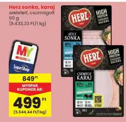 Spar Herz sonka, karaj ajánlat