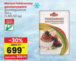 Spar Maroni Fehérarany gesztenyepüré ajánlat