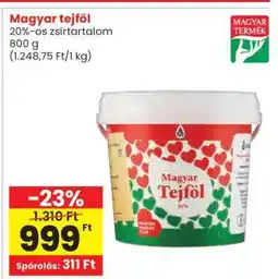 Spar Magyar tejföl ajánlat