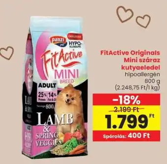 FitActive Originals Mini száraz kutyaeledel