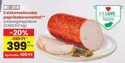 Spar Csirkemellsonka paprikabevonattal ajánlat