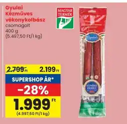 Spar Gyulai Kézműves Vékonykolbász ajánlat