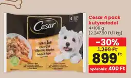 Spar Cesar 4 pack kutyaeledel ajánlat