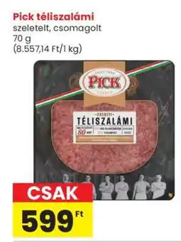 Spar PICK Téliszalámi ajánlat