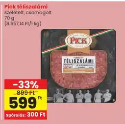 Spar PICK Téliszalámi ajánlat