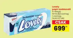 Spar Lovely papír zsebkendő ajánlat