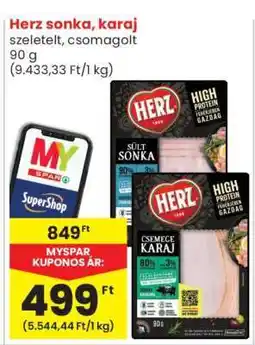 Spar Herz sonka, karaj ajánlat