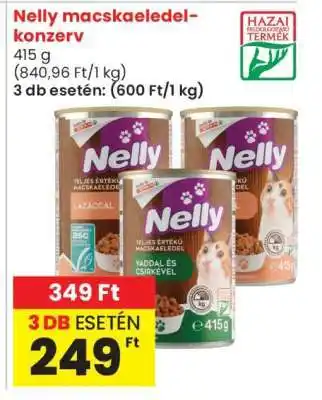 Spar Nelly macskaeledel-konzervek ajánlat