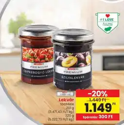 Spar Lekvár többféle ajánlat