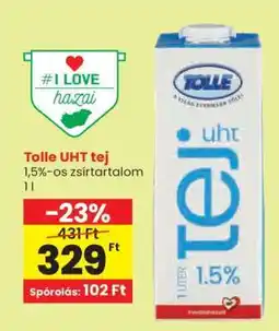 Spar TOLLE UHT tej ajánlat