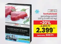 Spar Tonhalsteak gyorsfagyasztott ajánlat