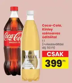 Spar Coca-Cola, Kinley szénsavas üdítőital ajánlat