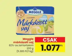 Spar Meggle márkázott vaj ajánlat