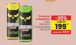 Spar GUARANA Energiaital ajánlat