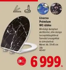 Lidl Livarno Prémium WC-ülőke ajánlat