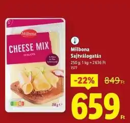 Lidl MILBONA Sajtválogatás ajánlat