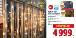 Lidl LIVARNO HOME LED-fényfüggöny ajánlat