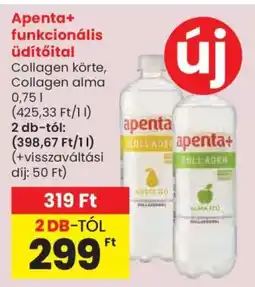 Spar Apenta+ funkcionális üdítőital ajánlat