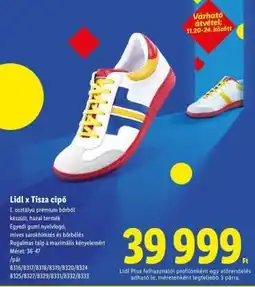 Lidl Lidl x Tisza cipő ajánlat