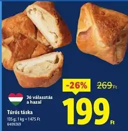 Lidl Túrós táska ajánlat