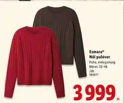 Lidl Esmara Női pulóver ajánlat