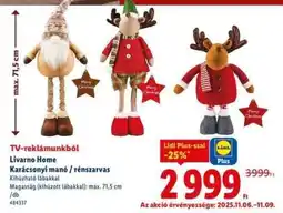 Lidl Livarno Home Karácsonyi manó / rénszarvas ajánlat