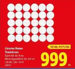 Lidl Livarno Home Teamécses ajánlat